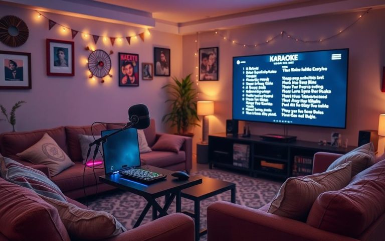 how to set up home karaoke system with computer