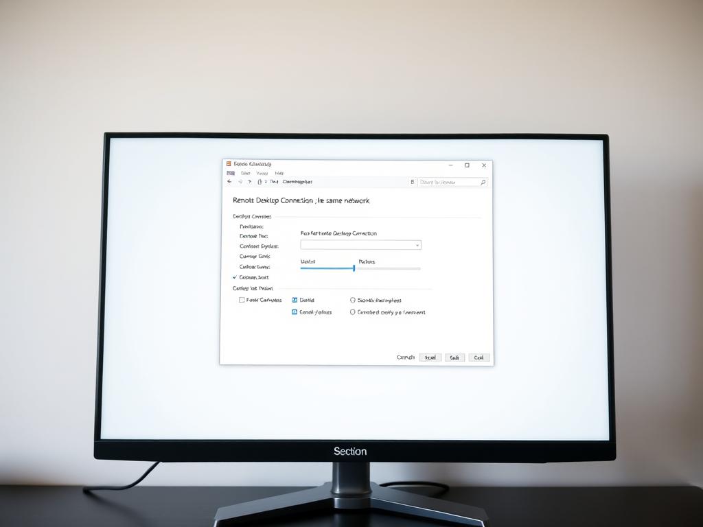 Remote Desktop Connection Setup